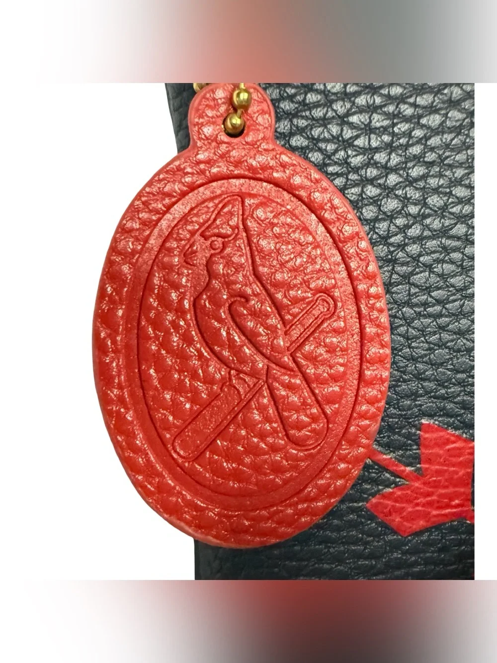 St. Louis Cardinals Purse Busch Stadium Exclusive Navy Handbag Metal Logo Badge